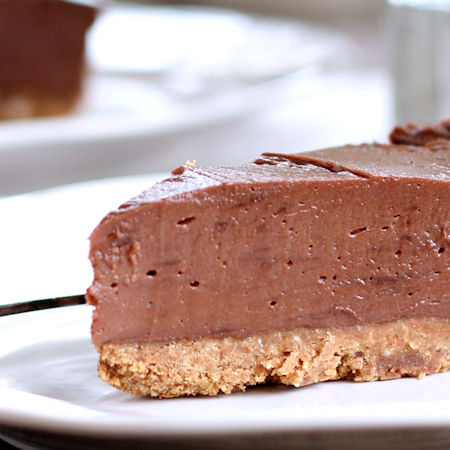 Cheesecake alla Nutella senza colla di pesce