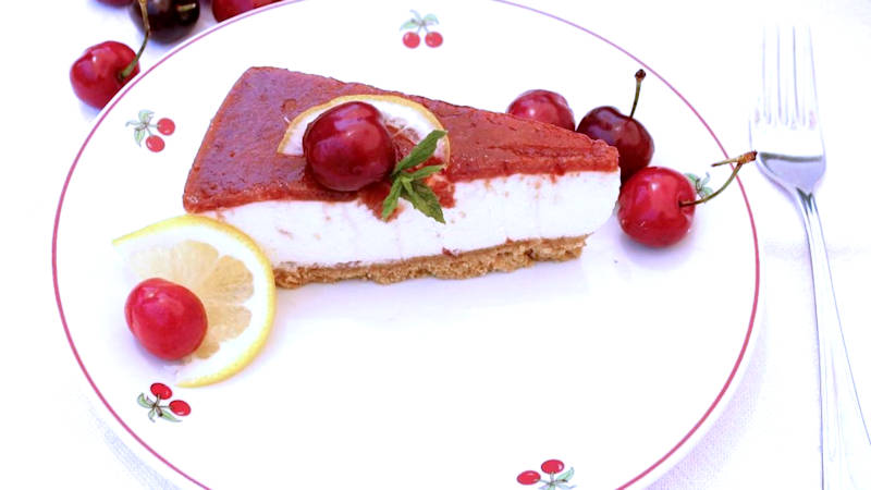 Cheesecake alle ciliegie