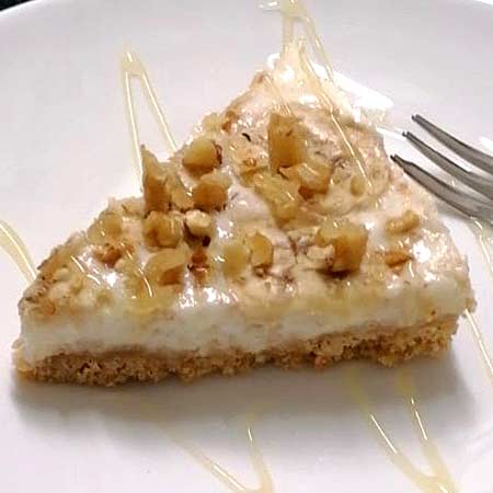 Cheesecake banana e noci