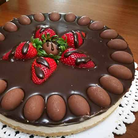 Cheesecake mascarpone e cioccolato fondente