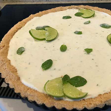 Cheesecake mojito con ricotta