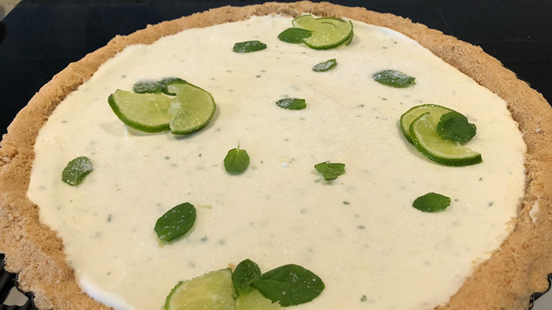 Cheesecake mojito con ricotta