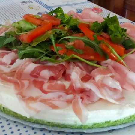 Cheesecake stracchino cotto e rucola