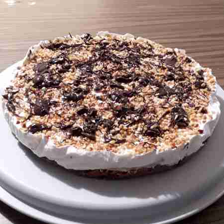 Cheesecake tela di cioccolato