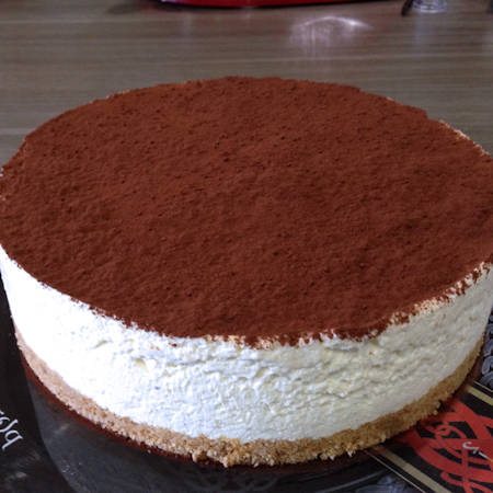 Cheesecake tiramisù senza uova