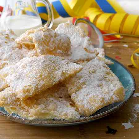 Chiacchiere alla panna