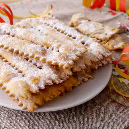 Chiacchiere al forno