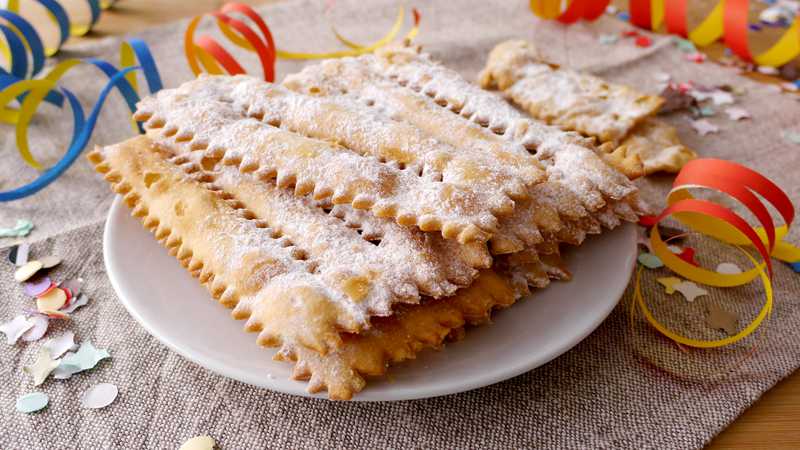 Chiacchiere al forno