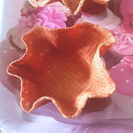 Cialde croccanti per gelato