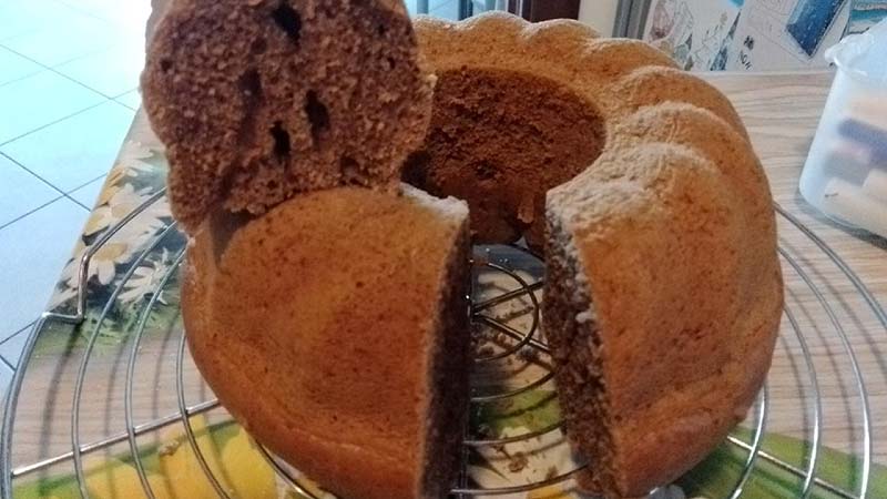 Ciambella al caffè e arancia