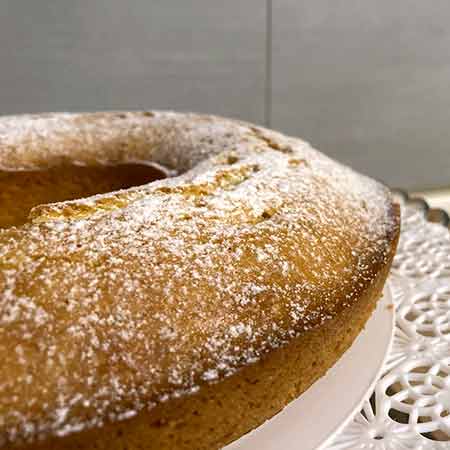 Ciambella all'arancia vegan