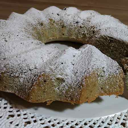 Ciambella cioccolato e menta