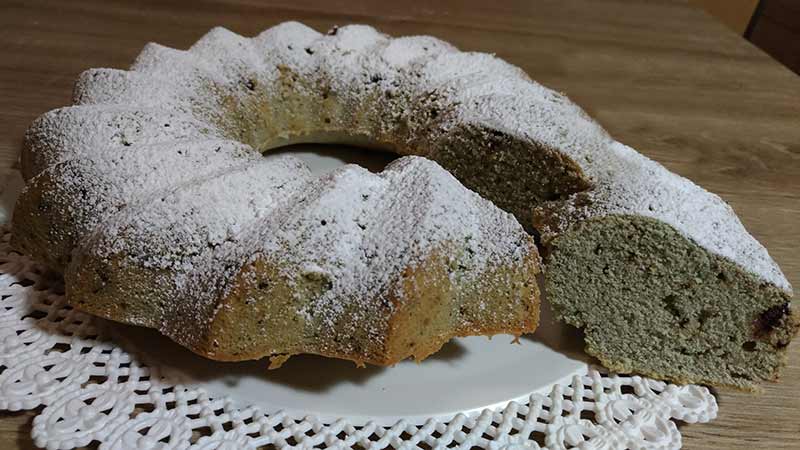 Ciambella cioccolato e menta