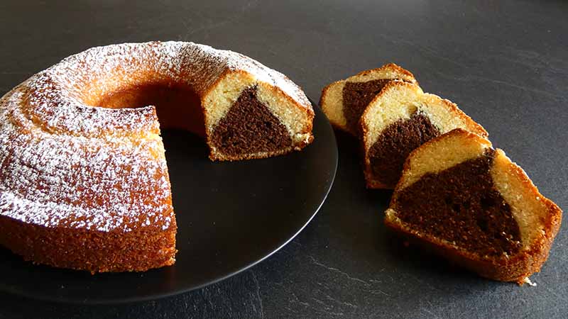 Ciambella marmorizzata allo yogurt