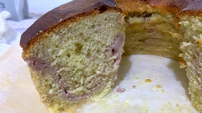 Ciambella nuvola yogurt e cioccolato bianco