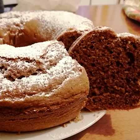 Ciambella ricotta e Nutella