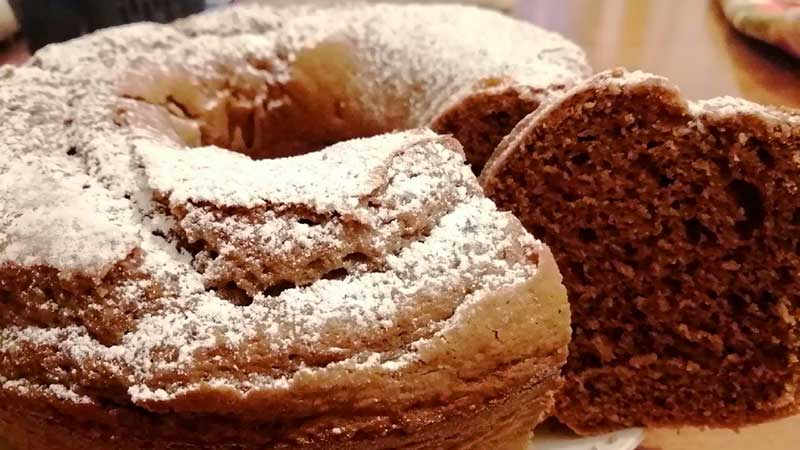 Ciambella ricotta e Nutella