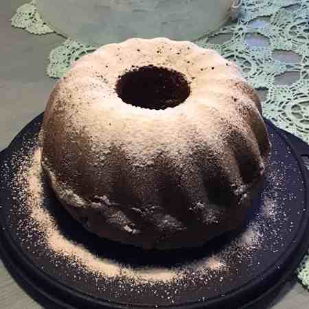 Ciambella semplice al cioccolato