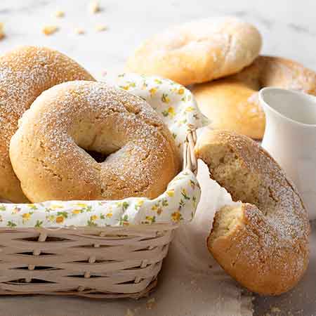 Ciambelline veloci senza lievitazione