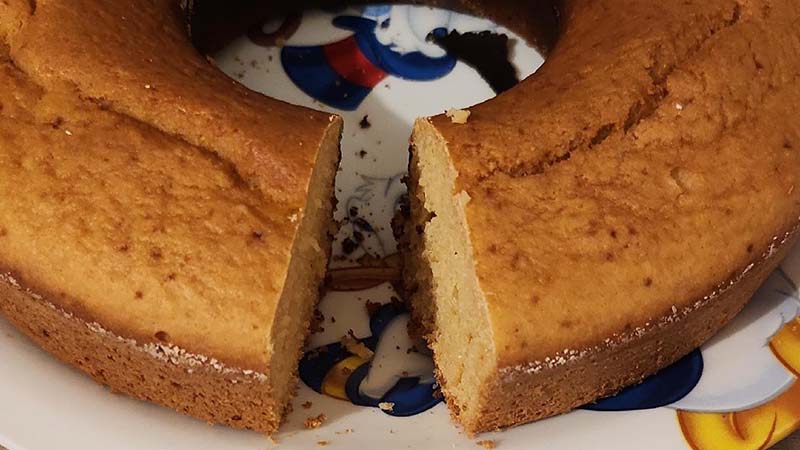 Ciambellone alla farina di avena per fornetto Versilia