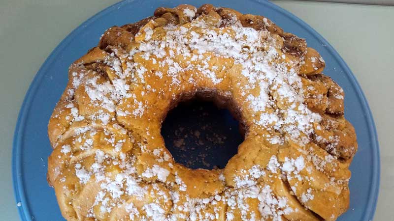 Ciambellone alle mele senza latte