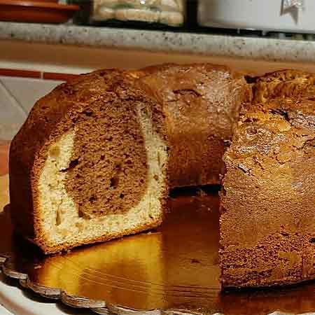 Ciambellone bicolore