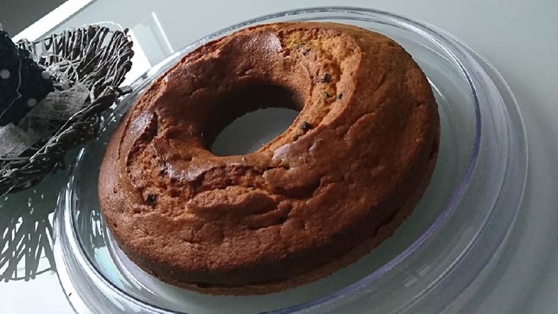 Ciambellone ricotta e cioccolato