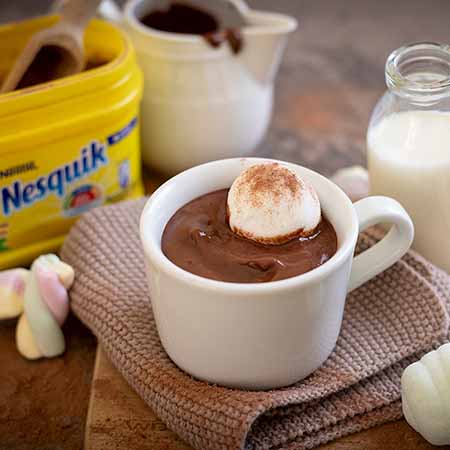 Cioccolata calda con Nesquik