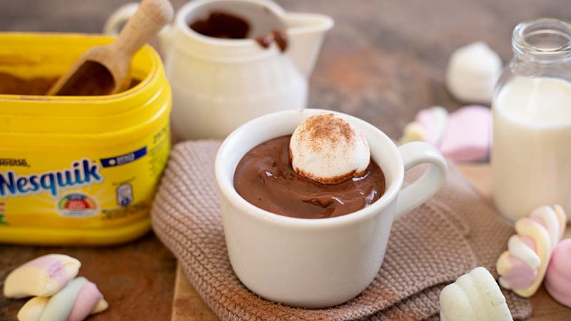 Cioccolata calda con Nesquik