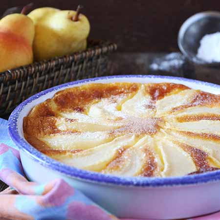 Clafoutis alle pere