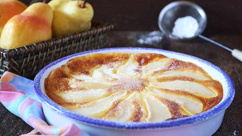 Clafoutis alle pere