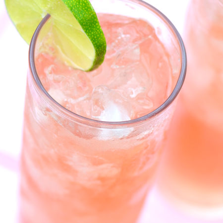 Cocktail romantico al pompelmo rosa