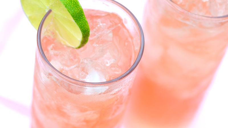 Cocktail romantico al pompelmo rosa