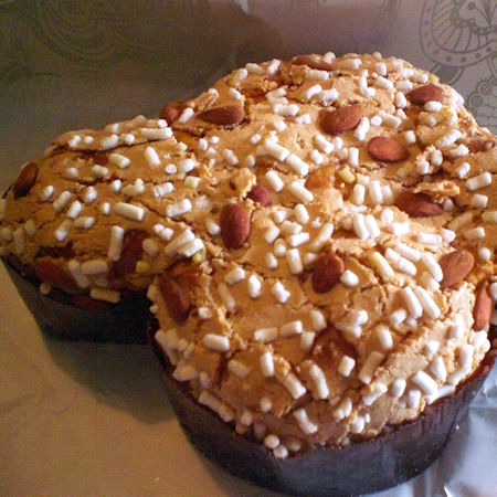 Colomba di Pasqua con biga