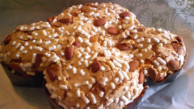 Colomba di Pasqua con biga