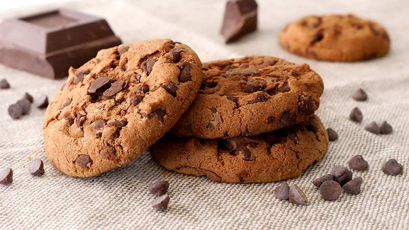 Cookies al doppio cioccolato