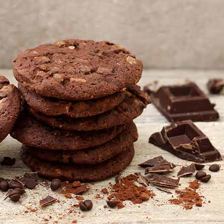 Cookies al triplo cioccolato