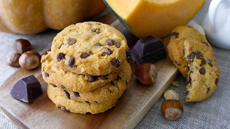 Cookies alla zucca senza uova