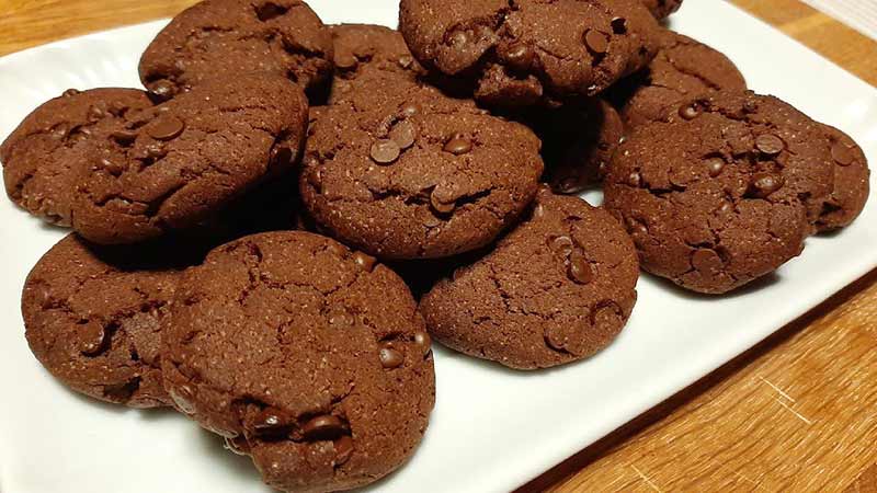 Cookies vegan al cioccolato