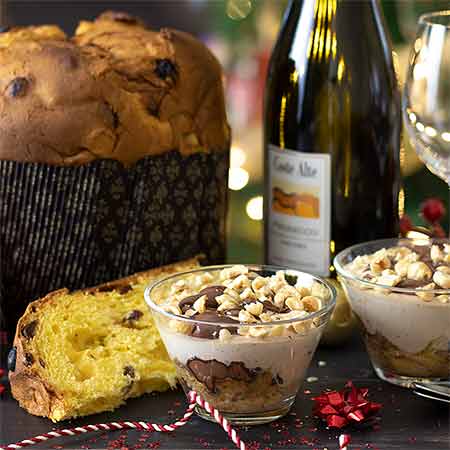 Coppette di panettone