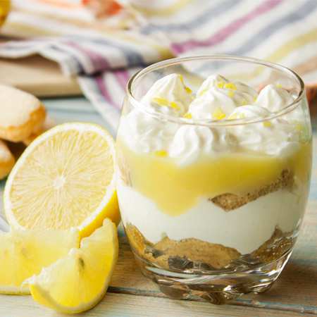 Coppette di tiramisù al limone