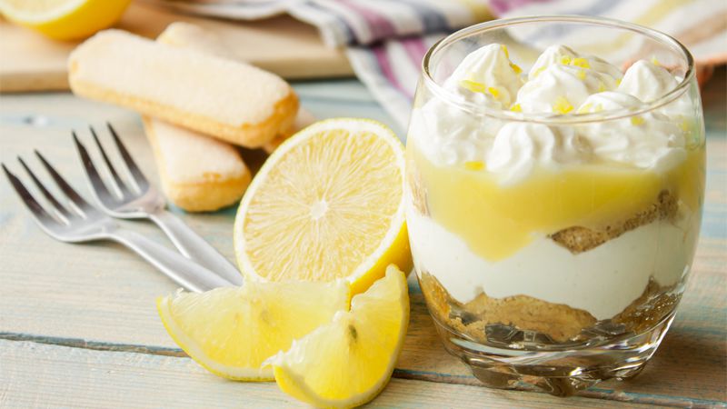 Coppette di tiramisù al limone