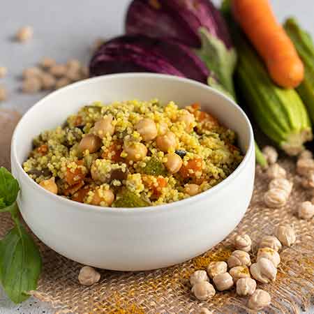 Cous cous ceci e verdure