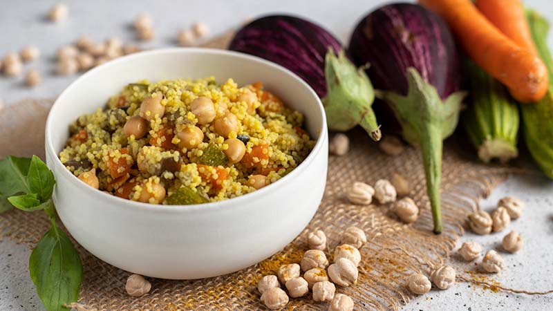 Cous cous ceci e verdure