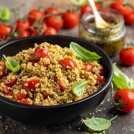 Cous cous pesto e pomodorini