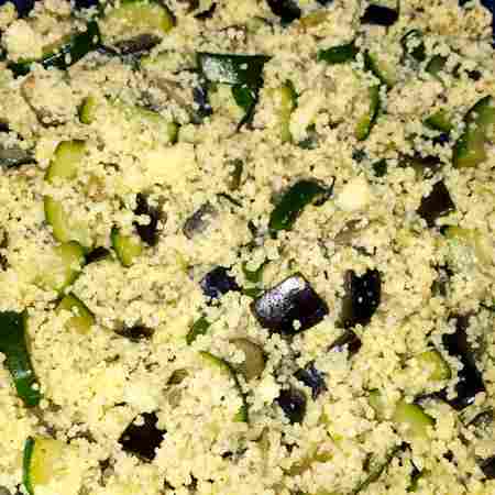 Cous cous zucchine e melanzane