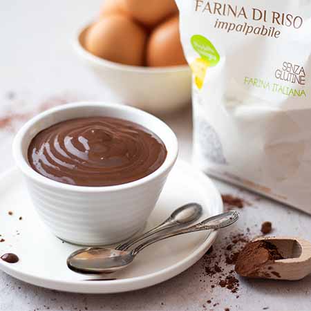 Crema al cioccolato senza glutine