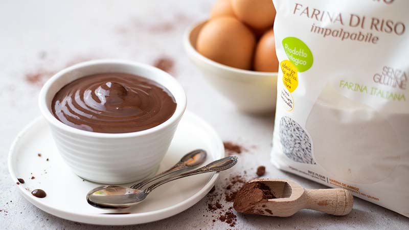 Crema al cioccolato senza glutine