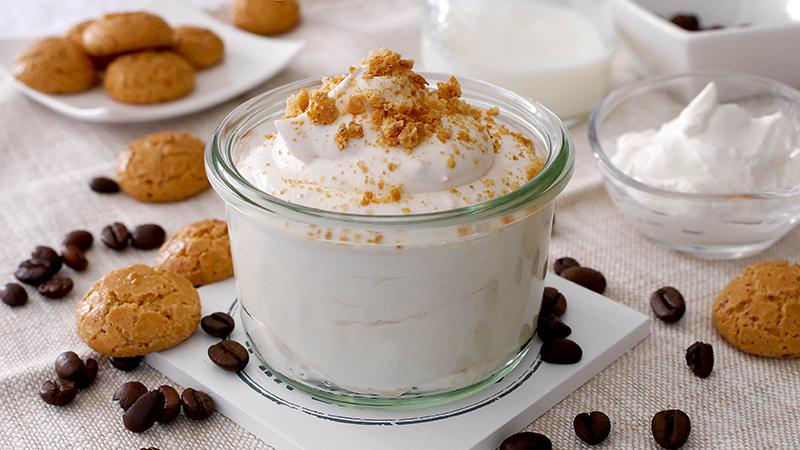 Crema caffè con amaretti