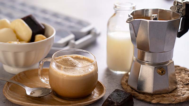 Crema caffè moka senza panna